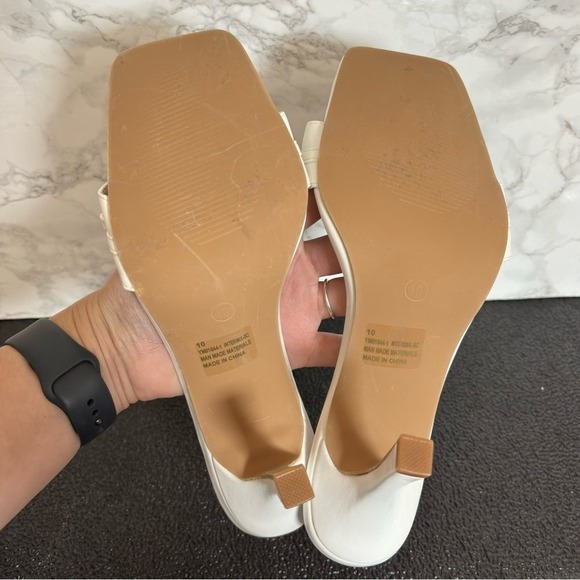 CAPE ROBBIN ITERMIX SEXY STILETTO HIGH HEELS FOR WOMEN SQUARE OPEN TOE SHOES 10 - Picture 4 of 6